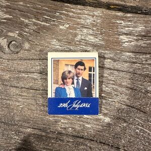 Princess Diana & Prince Charles Royal Wedding Commemorative Matchbook